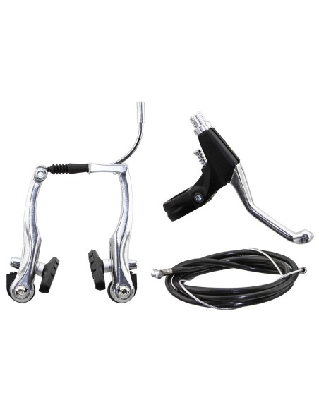 Alloy Rear V-Brake W/Lever 408 Chrome.